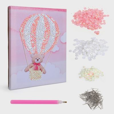 Clrs Sequin Art Hot Air Balloon