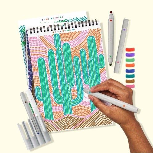 Lifelines Dot by Letter Landscape Book