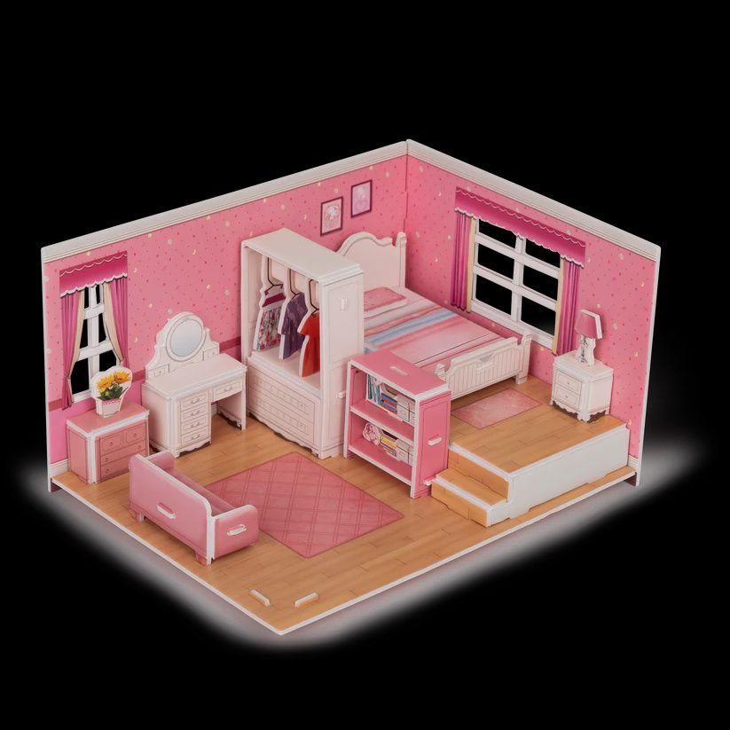 Clrs 3D Foam Puzzle Bedroom 1 large