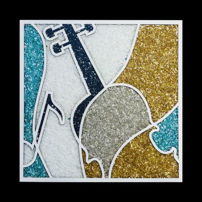 Clrs Crushed Glass Violin Kit