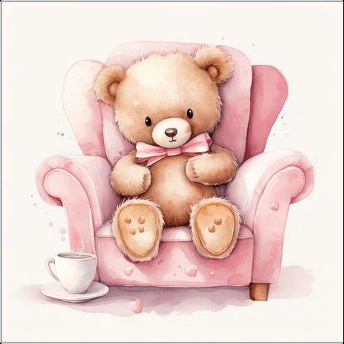 Clrs PBN Teddy On Sofa