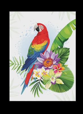 Clrs. Parrot Rhinestone Kit