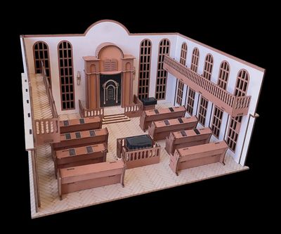 Clrs 3D Wooden Puzzle Shul