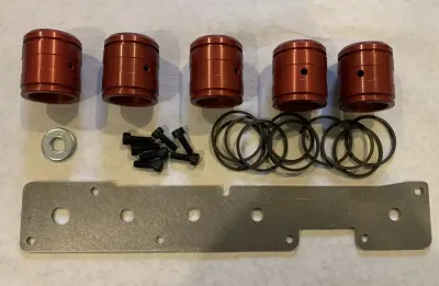 45RFE, 5-45RFE, 68RFE HD Billet Accumulator Pistons, 5-Hard Anodized, WHD Plate