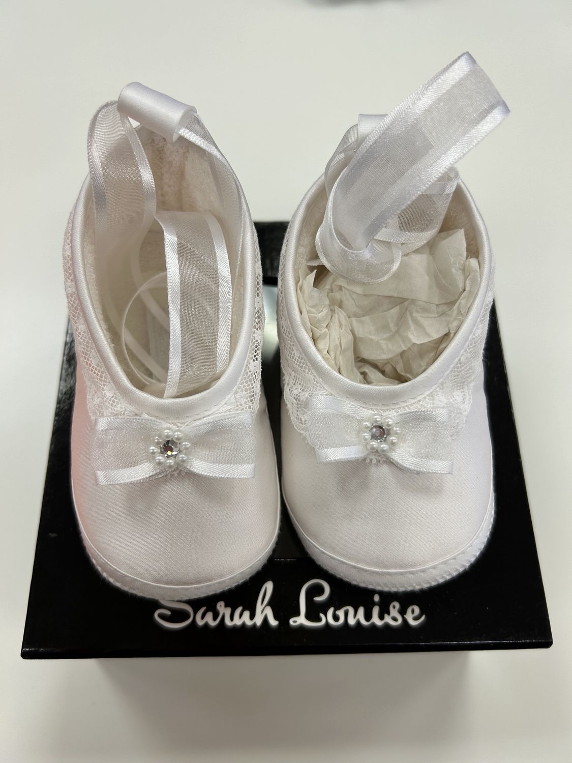 Aggy Lace Christening Shoe