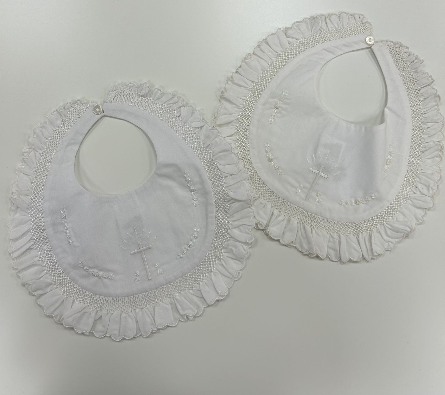 Beth Christening Bib