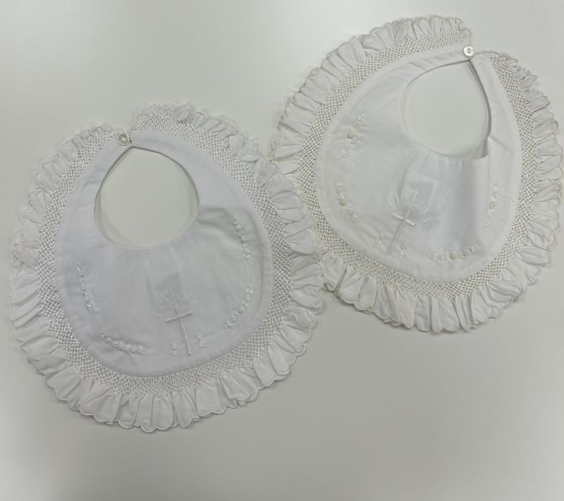 Beth Christening Bib