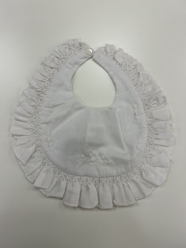 Ashley Christening Bib