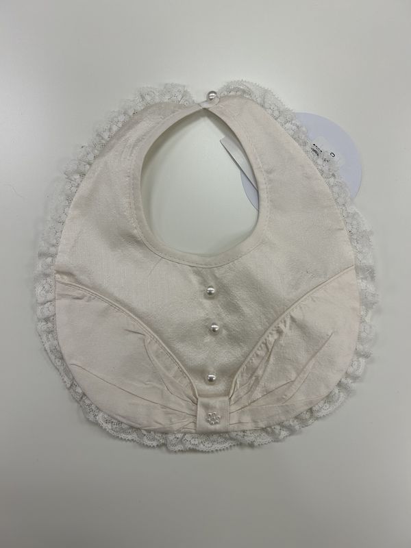 Samantha Christening Bib