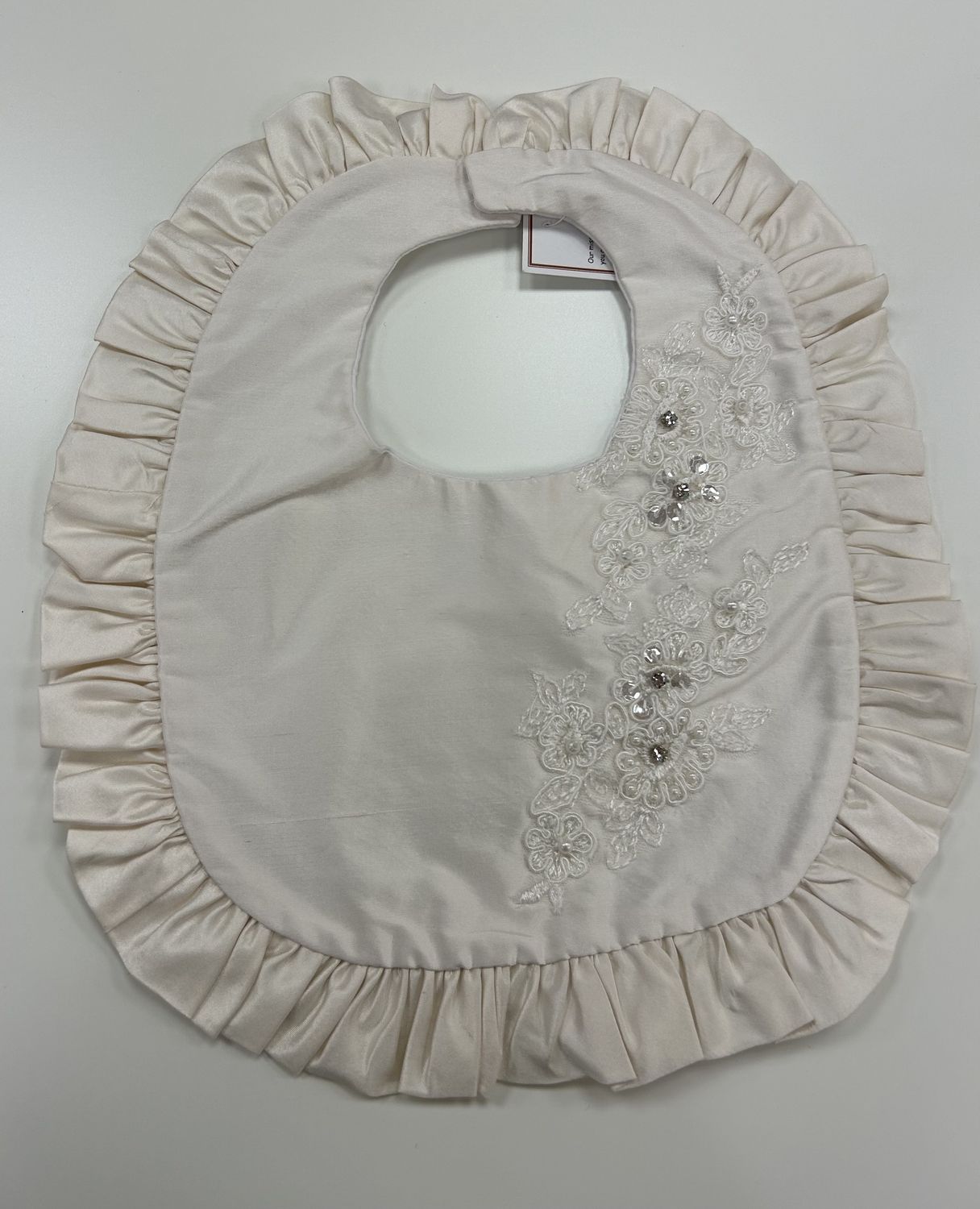 Zoe Christening Bib