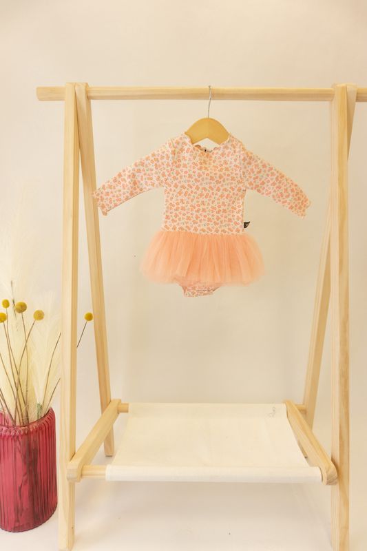 Peachy Daisy Tutu Dress