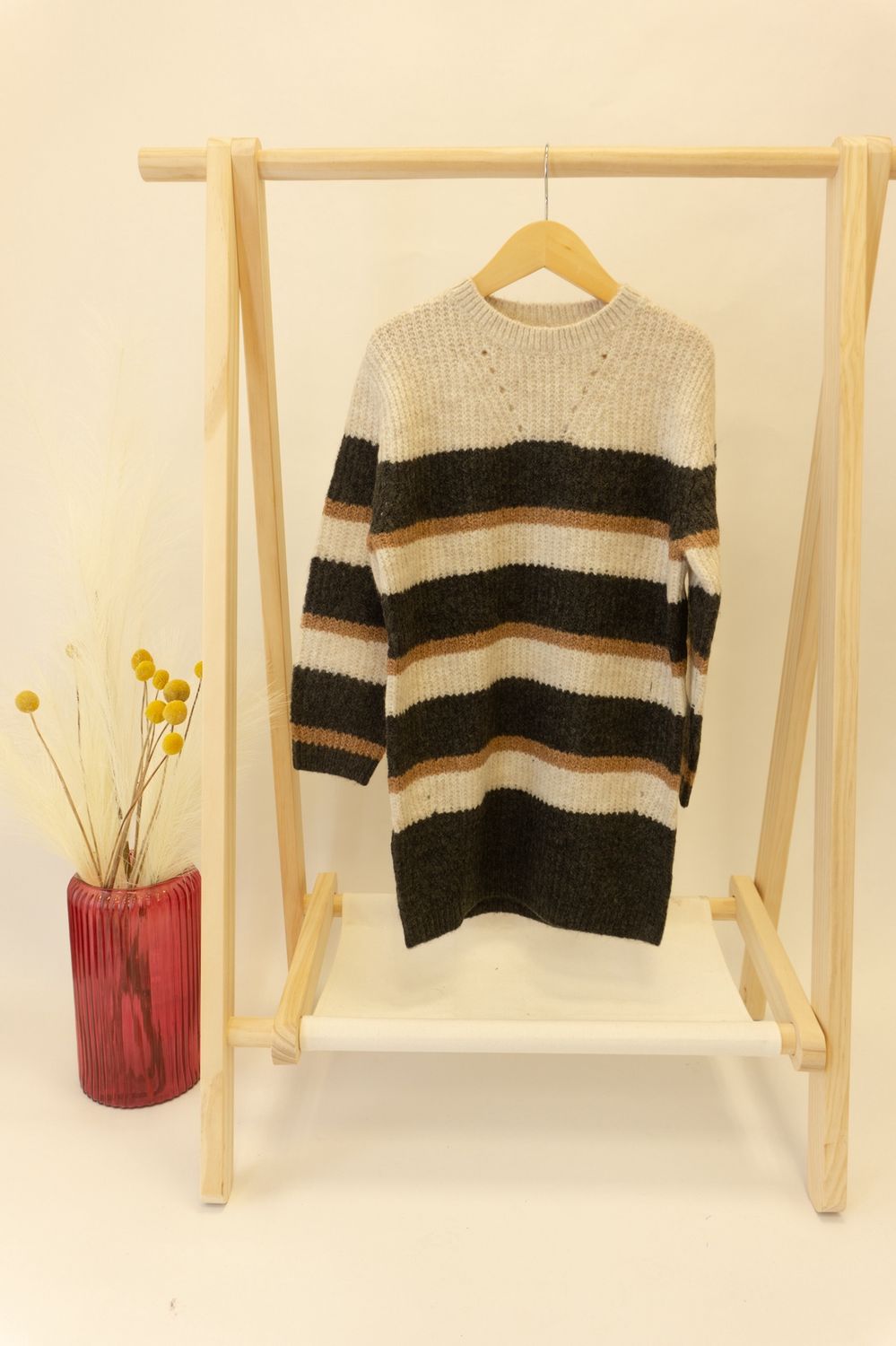 Keeley Striped Sweater Dress