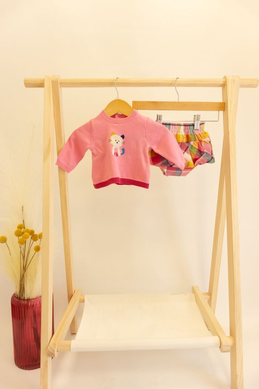 Kitty Diaper Set