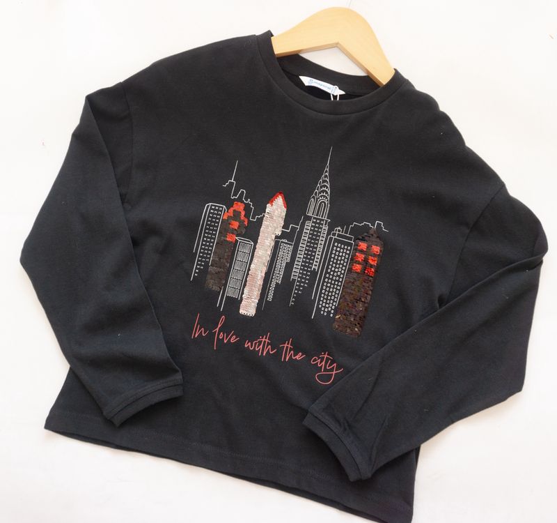 Skyline Sequined T-Shirt