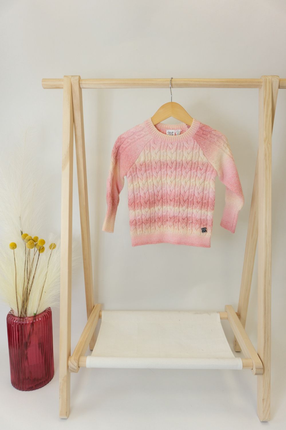 Pink Ombre Sweater
