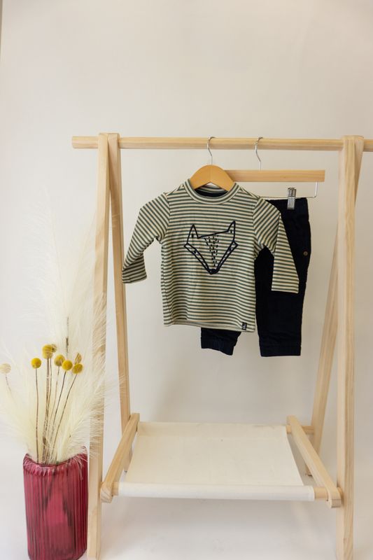 Striped Fox Cord Set