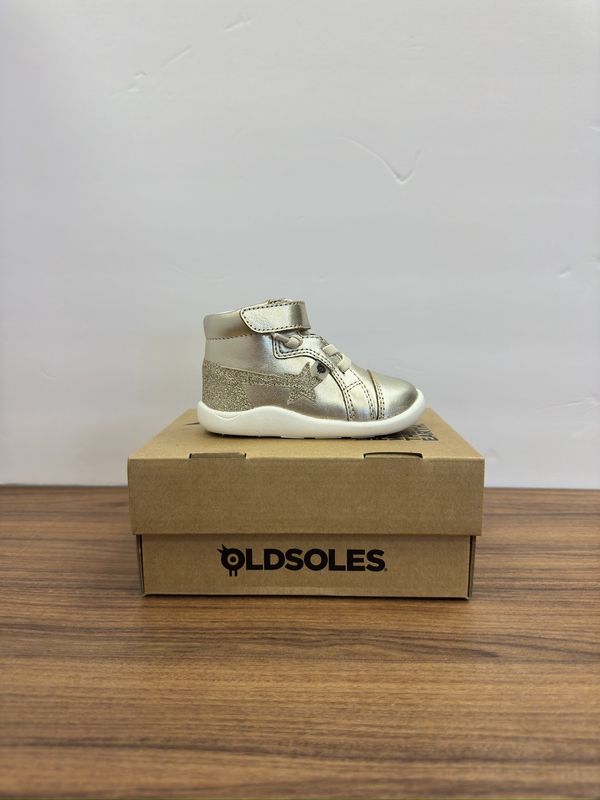 Gold Glam Hightop Sneaker