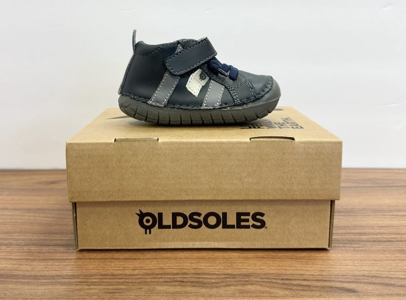 Navy Stripe Walking Shoe