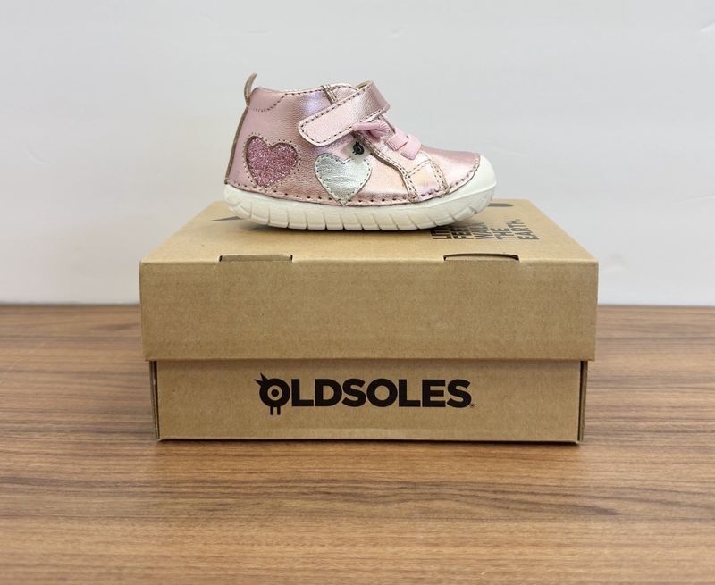 Glitter Heart Walking Shoes