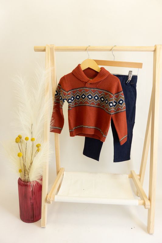 Glen Sweater &amp; Pant Set