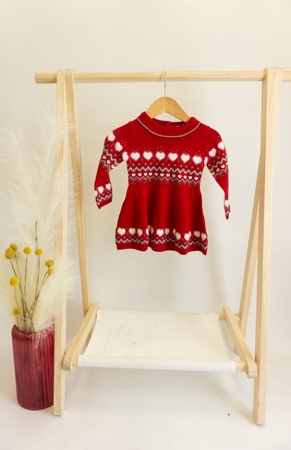 Holiday Fairisle Sweater Dress