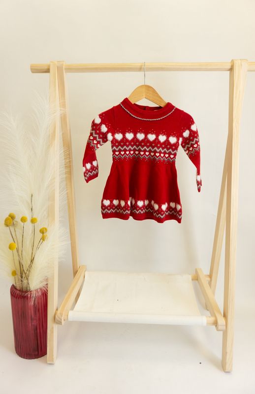 Holiday Fairisle Sweater Dress