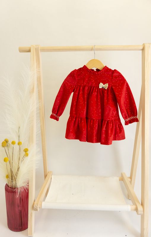 Santa Baby Velour Dress
