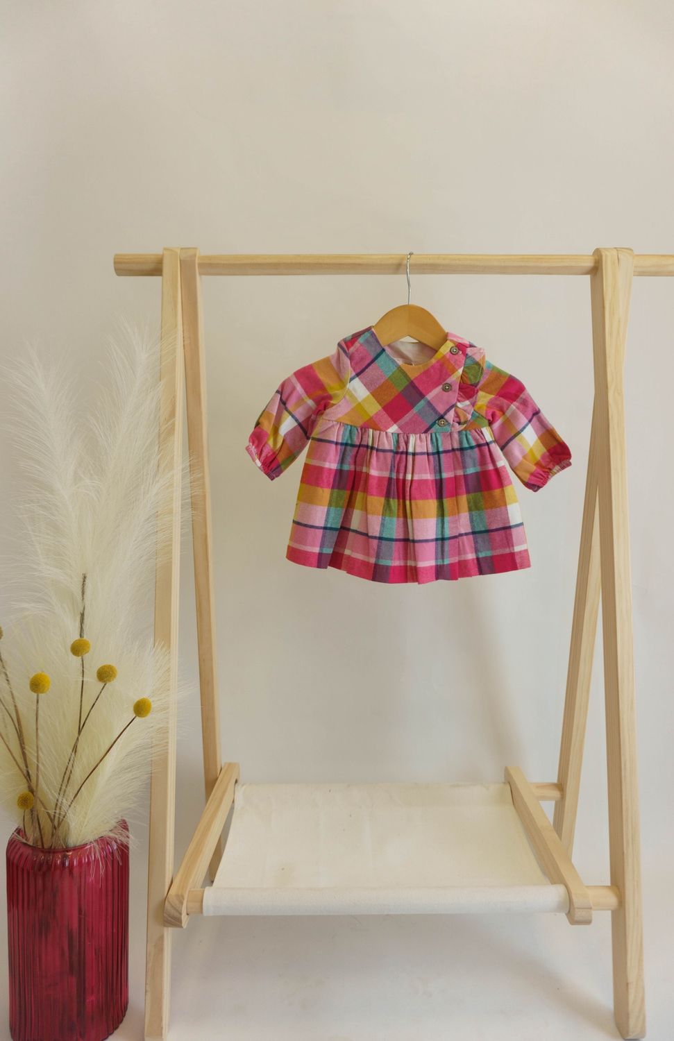 Bubblegum Plaid Dress