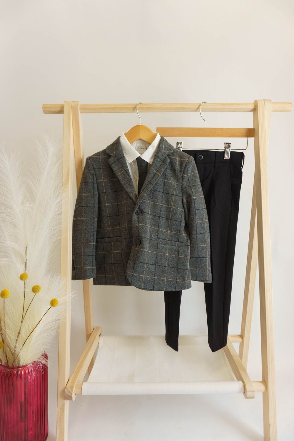 Caleb Plaid 4 Piece Suit