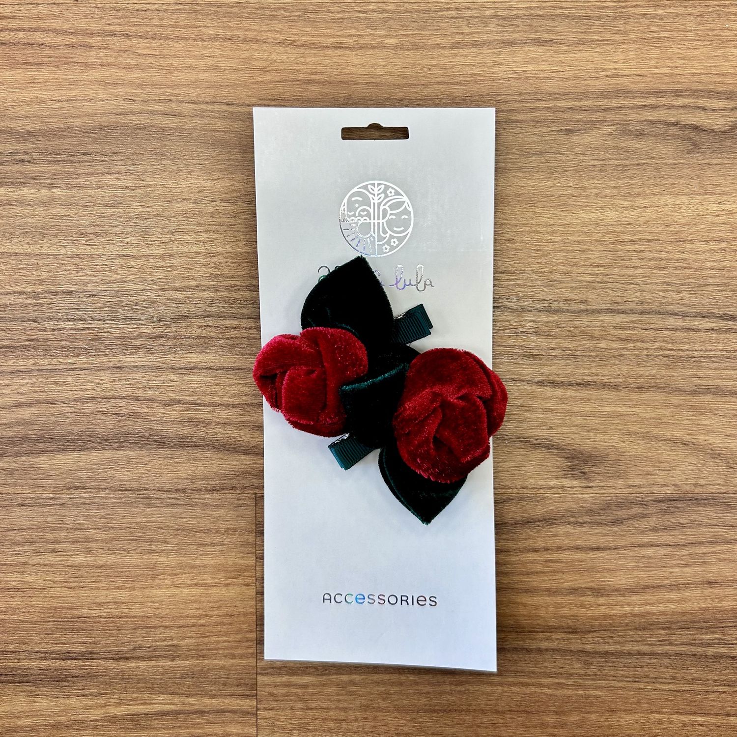 Holiday Rosette Barrette