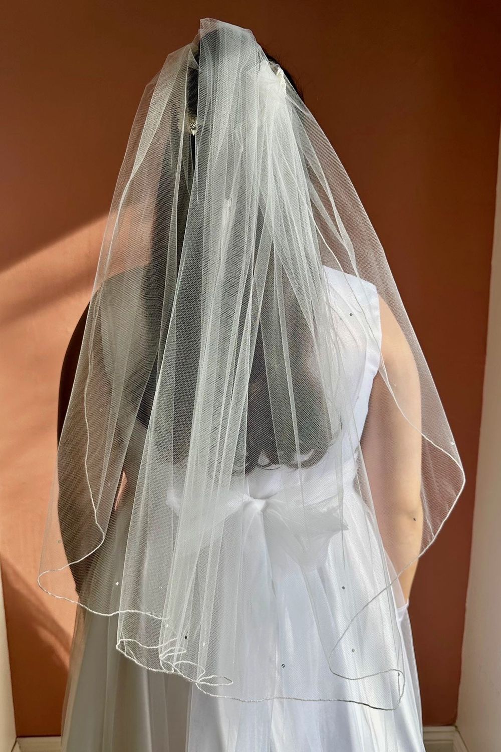 Francesca Flower Veil &amp; Headpiece