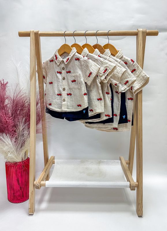 Vintage Car Short Set