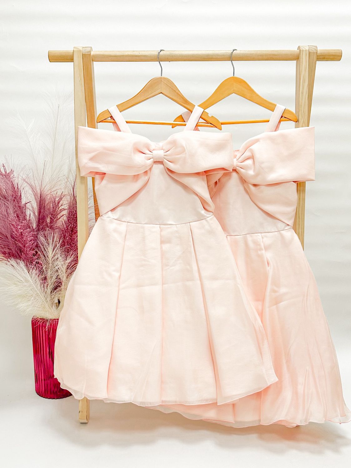Petal Pink Bow Dress
