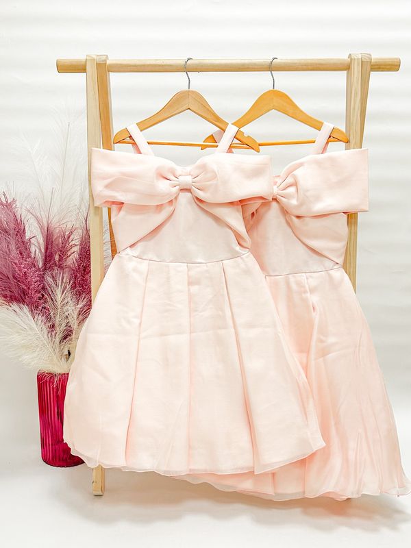 Petal Pink Bow Dress