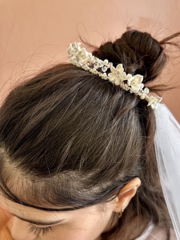 Ophelia Veil &amp; Headpiece w/ Pearls