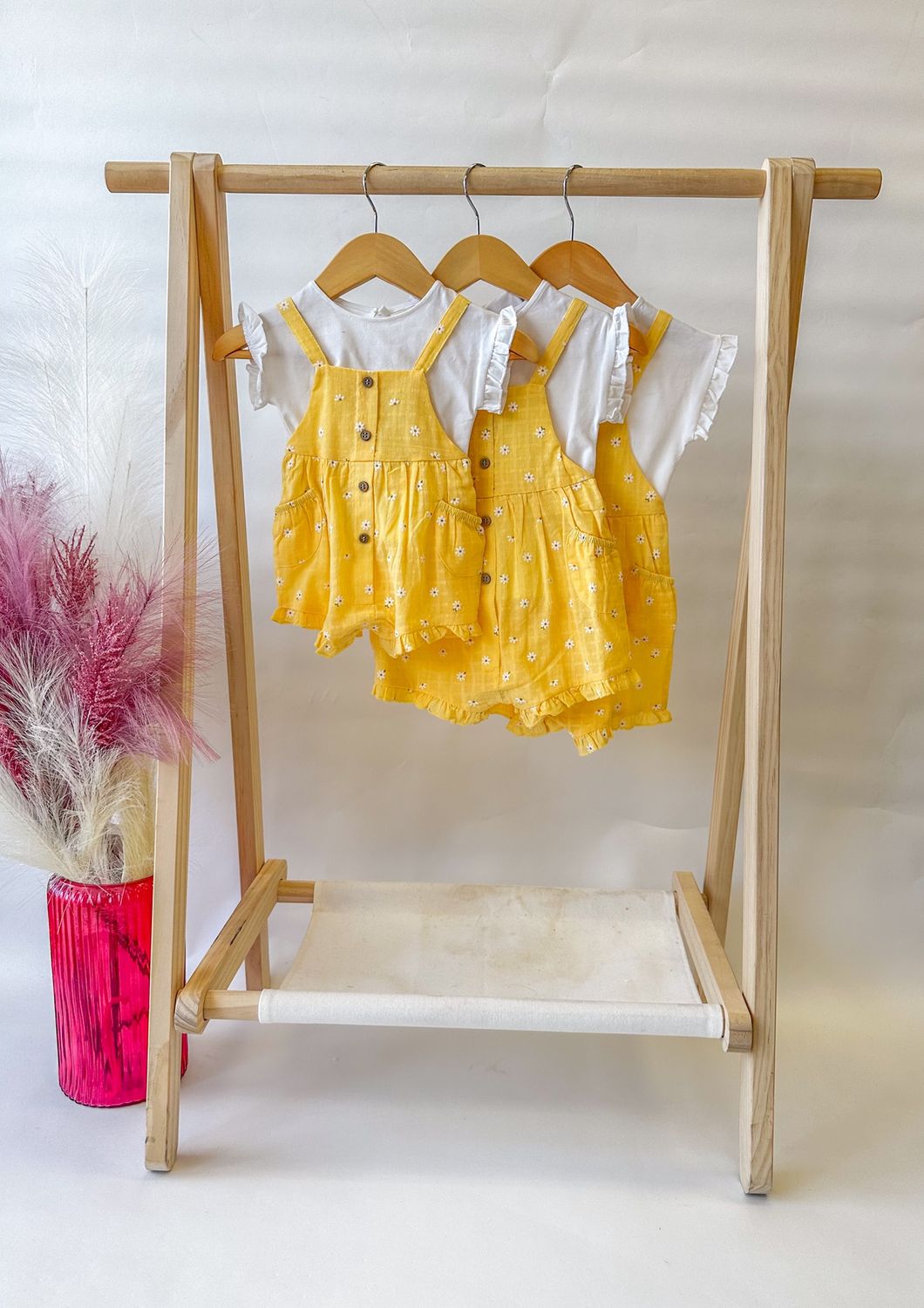 Lemon Daisy Overalls