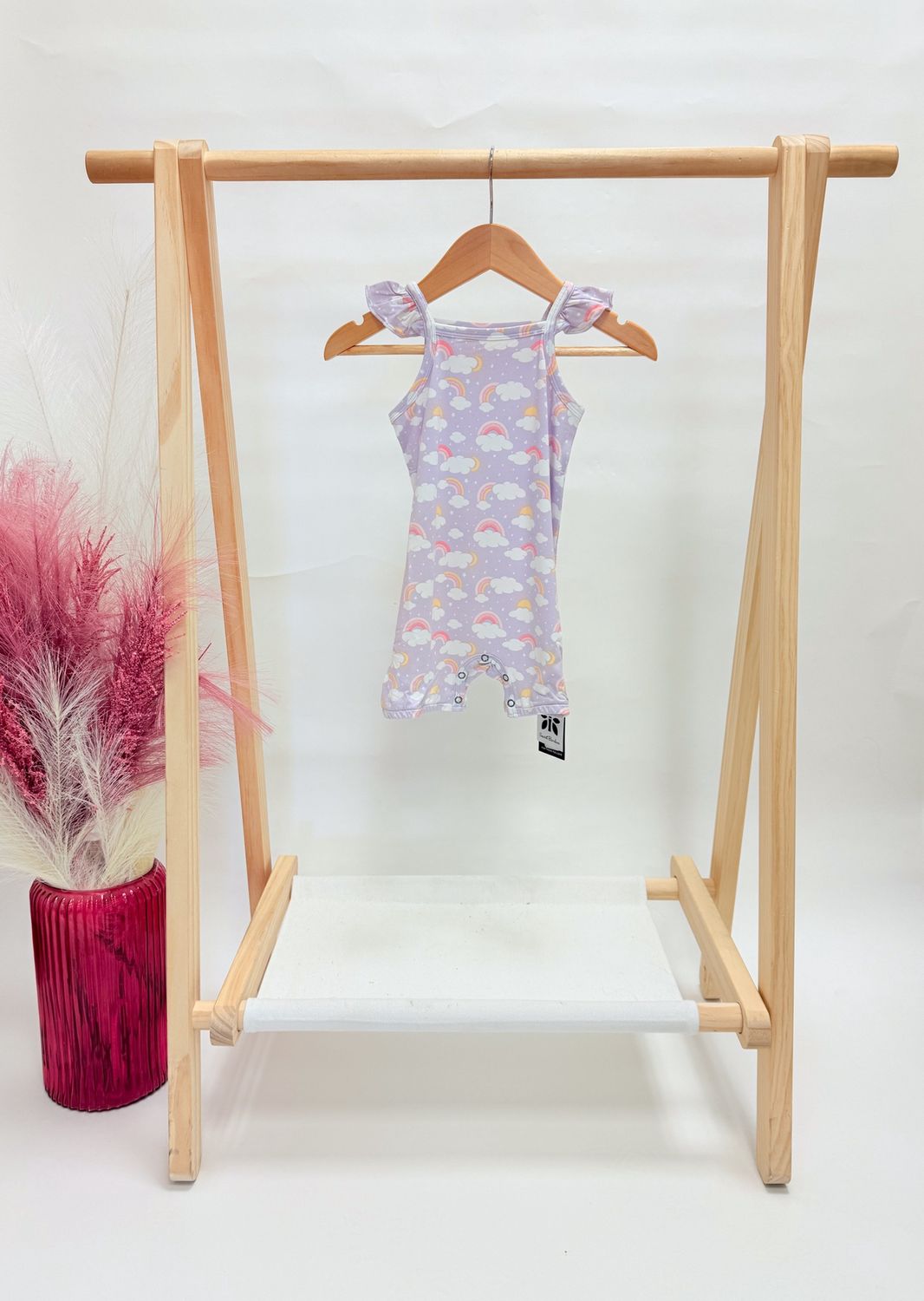 Rainbow Clouds Romper