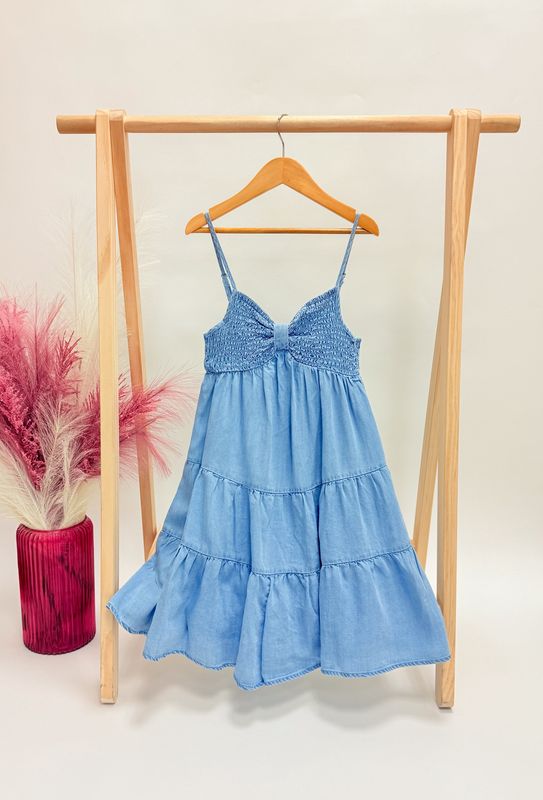 Chambray Cami Romper