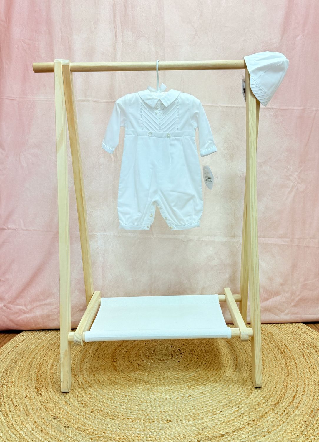Ezra Christening Jumpsuit