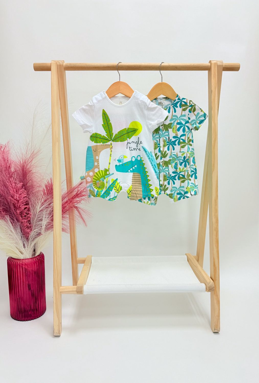 Jungle Time Rompers