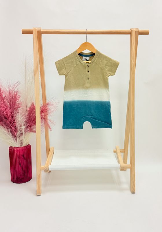 Teal Ombre Romper