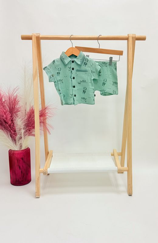 Muslin Monkey Short Set