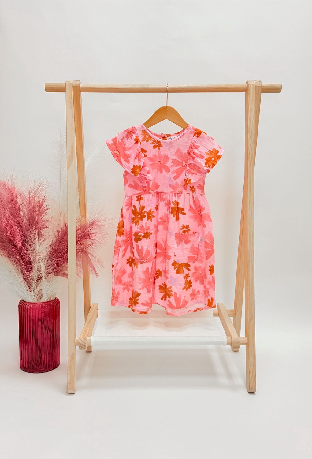 Watercolor Daisy Dress