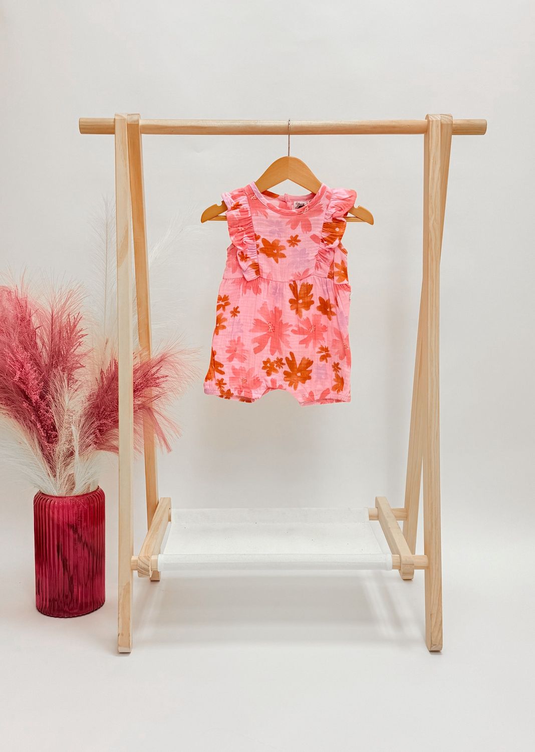 Watercolor Daisy Romper