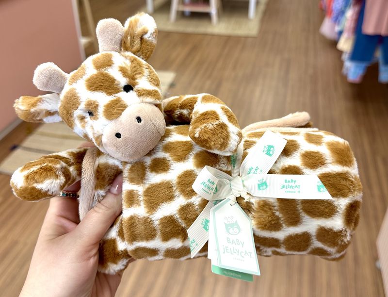 Bashful Giraffe Blankie