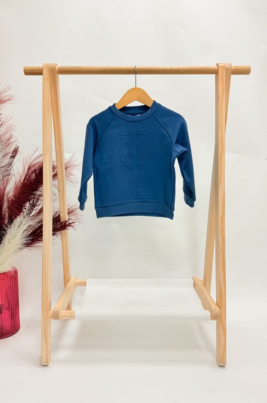 Bike Embossed Sweatshirt
