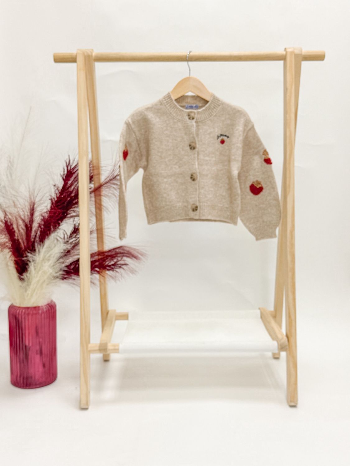 Knitted Apple Cardigan