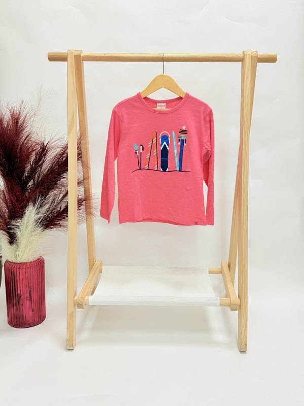 Ski Embroidered L/S Shirt