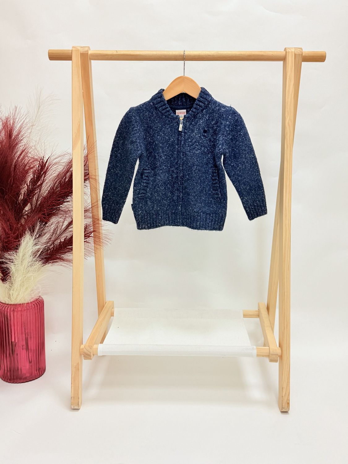 Aiden Knitted Zip Up Sweater