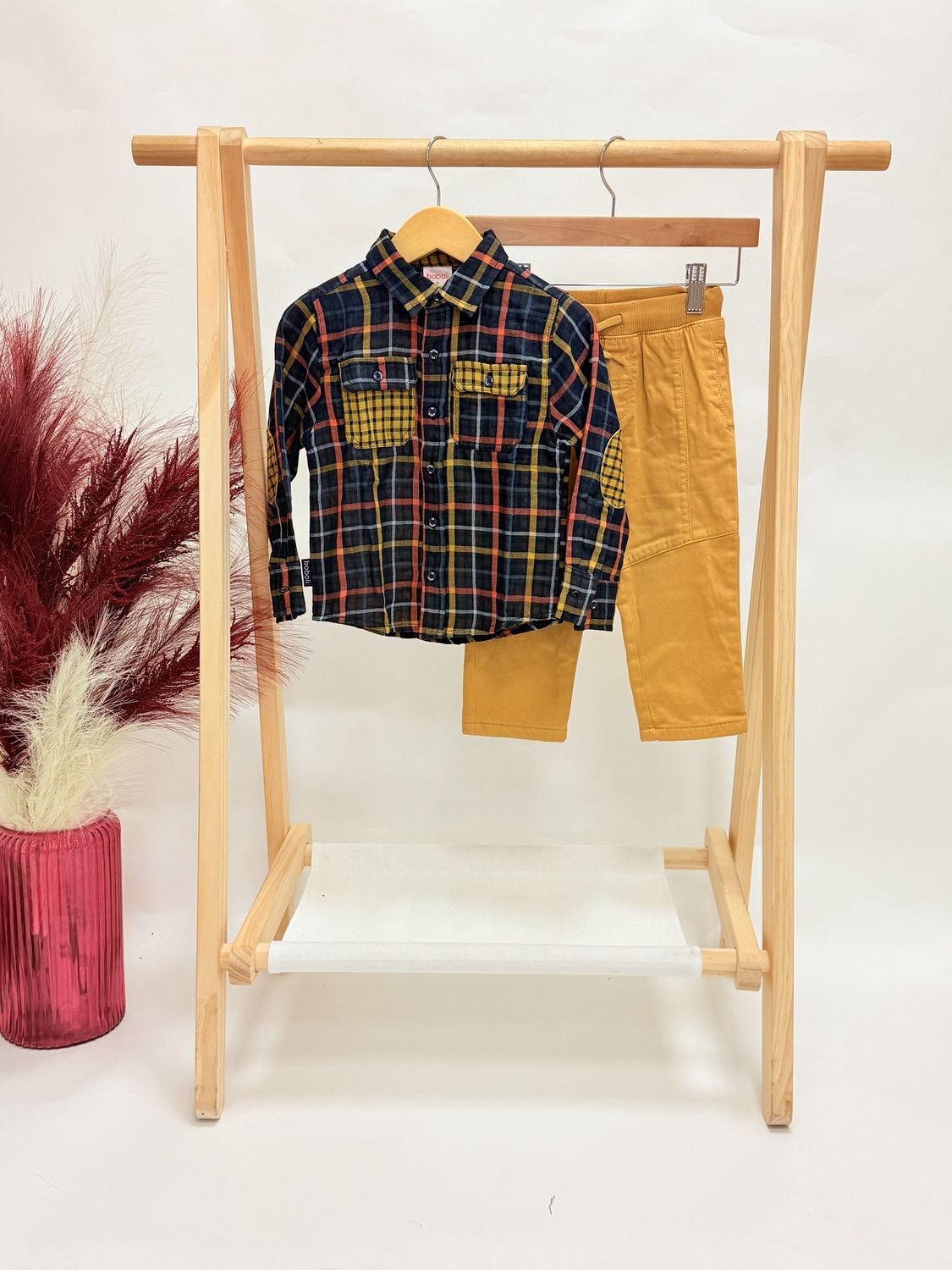 Sawyer Plaid Set